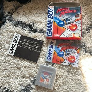 Marble Madness Gameboy Game with original package